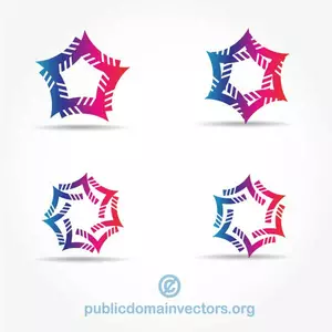 Logo elementen vector pack