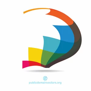 Design de logotipo gráfico colorido