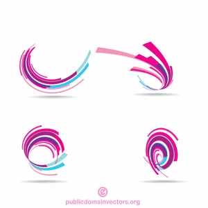 Abstrakte Logo Entwürfe