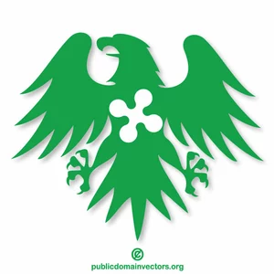 Lombardy flag heraldic eagle
