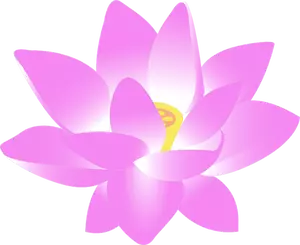 Vector clip art of lotus blossom