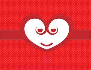 Valentine's day card vector