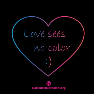 L’amour ne voit pas de couleur