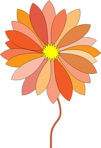 Cartoon bloem