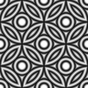 Circle pattern vector image