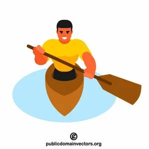 Kayak paddling