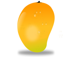 Mango-Frucht-Vektor-Bild