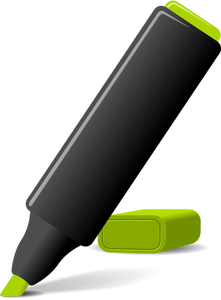 Immagine vettoriale del marcatore verde