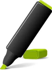 Vector afbeelding van groene marker