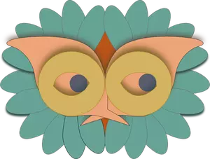 Bird mask vector image