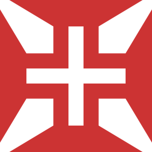 Krzyż z grafika wektorowa portugalskie siły powietrzne