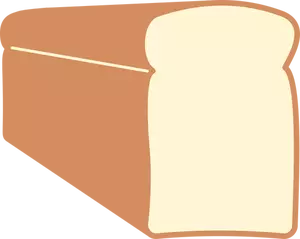 Bread loaf vector image