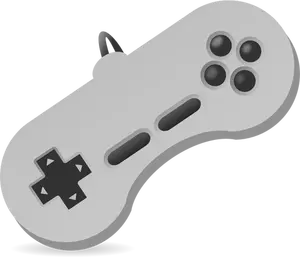 Ilustración de vector de joystick de mano consola de juegos dos