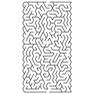 Maze vector graphics