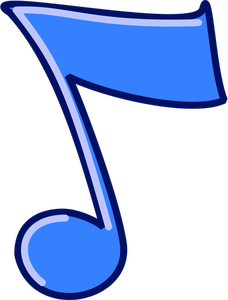 Musical note vector clip art