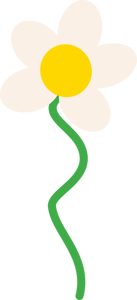 Flower vector drawing