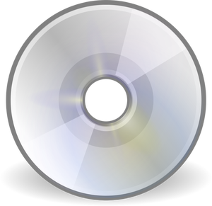 Ilustração em vetor de ícone de CD/DVD