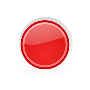 Red button in dark red frame graphics