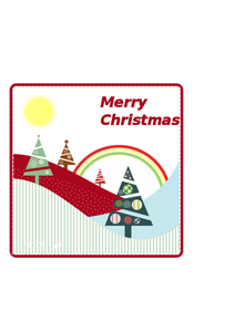 Merry Christmas achtergrond Vector