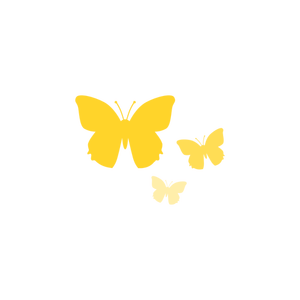 Vektorové grafiky motýlů