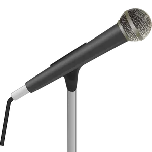 Desenho vetorial de microfone do alto-falante