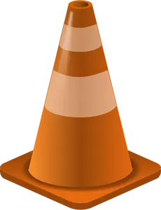 Immagine vettoriale del cono del traffico