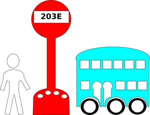 Bus Bahnhof Symbole