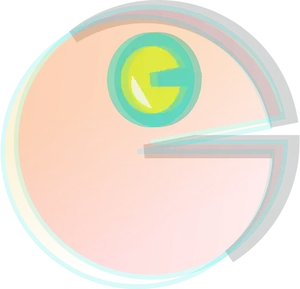 Pac-Man vector icon