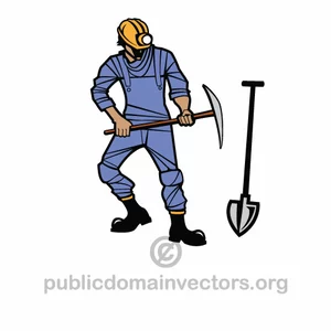 Miner vector graphics