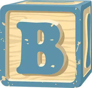 Letter block B