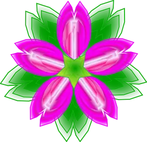 Intialainen Lotus vektori kuva