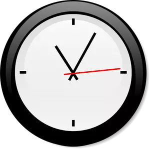 Moderne klok vector afbeelding