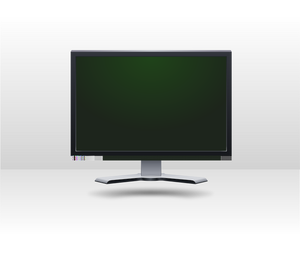LCD plochou obrazovkou vektorový obrázek
