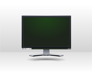 Dibujo vectorial de pantalla de ordenador