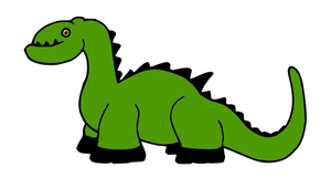 Dinosaur toy vector image