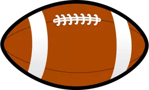 Rugby ball vector illustrasjon