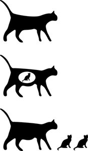 Katze-Vektor-icons