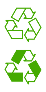 Reciclaje iconos vector illustration