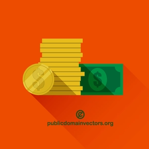 Geld-Vektor-Konzept-illustration