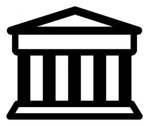 Banka piktogram Vektor Klipart