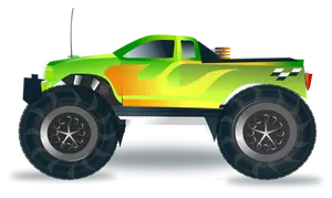 Illustration vectorielle de Monster truck