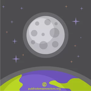 Luna și Pământul