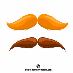Mustache clip art graphics