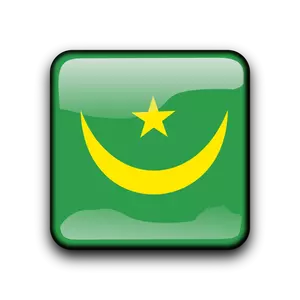 Vettore di bandiera Mauritania