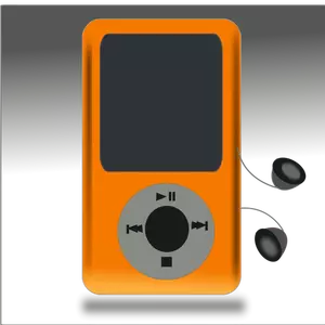 iPod media speler vector tekening