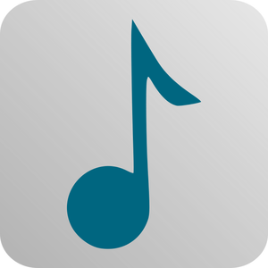 Muziek pictogram vectorillustratie