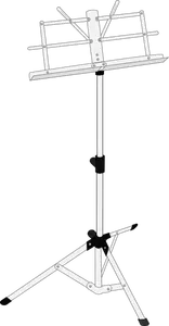 Music stand vector image