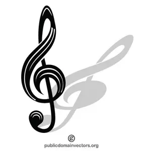 Simbol musik kunci