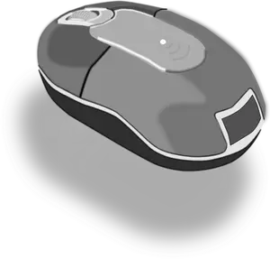 Photorealistic PC mouse vector clipart