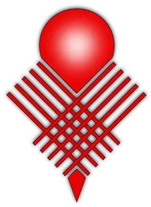 Rood symbool afbeelding